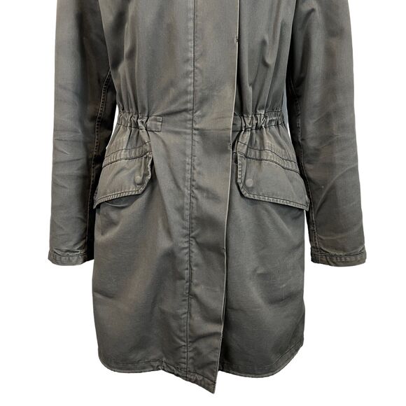 Yves Salomon Army Parka With Rabbit Fur Lining and Hood Size 34 - Picture 2 of 16